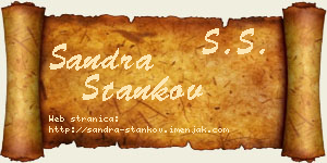Sandra Stankov vizit kartica